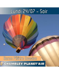 Billet de vol en montgolfière - Mondial Chambley 2023 - Vol du 24/07/2023 soir